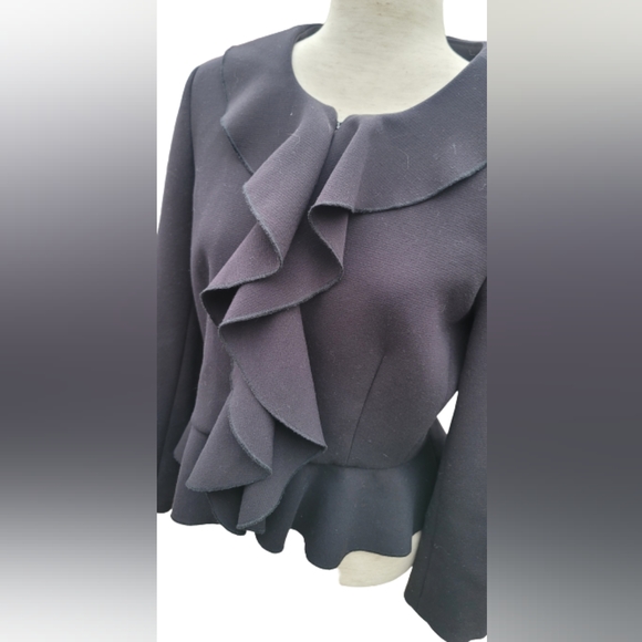 Ann Taylor Short Ruffle Jacket - Picture 3 of 10